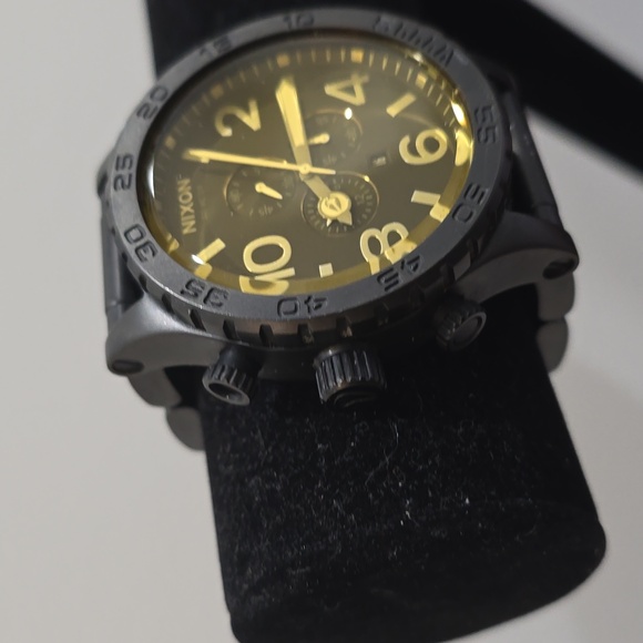 Nixon Black and Yellow Men's Watch - Picture 6 of 7